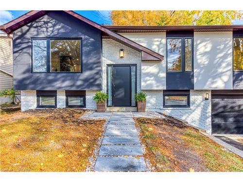 2243 Ingersoll Drive, Burlington, ON - Outdoor With Fireplace With Facade