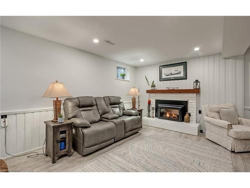 3480 Hannibal Road, Burlington, ON - Indoor Photo Showing Other Room With Fireplace