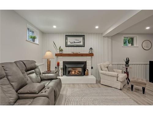 3480 Hannibal Road, Burlington, ON - Indoor With Fireplace