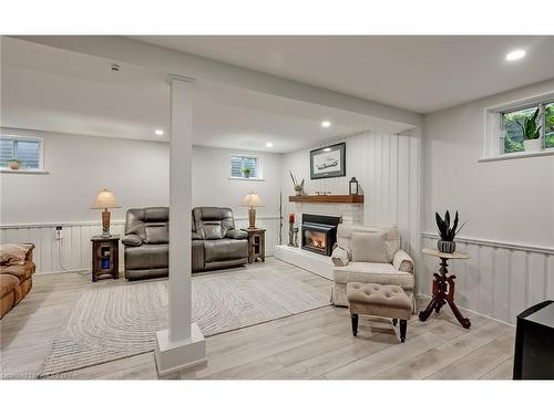 3480 Hannibal Road, Burlington, ON - Indoor With Fireplace