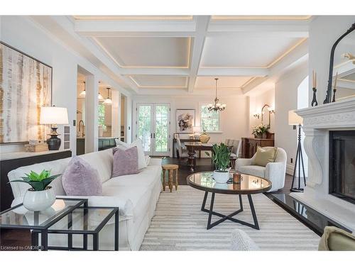 49 James Street, Milton, ON - Indoor Photo Showing Living Room With Fireplace