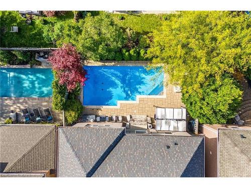 1260 Pepperbush Place, Oakville, ON - Outdoor With In Ground Pool With Deck Patio Veranda