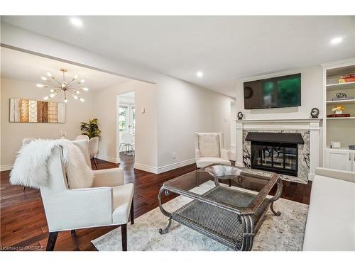 3-1513 Upper Middle Road, Burlington, ON - Indoor Photo Showing Living Room With Fireplace