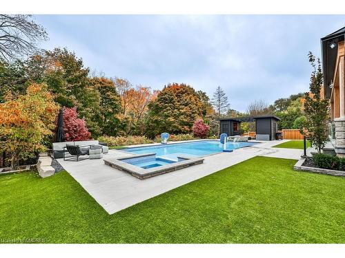 57 Joymar Drive, Mississauga, ON - Outdoor With In Ground Pool With Backyard