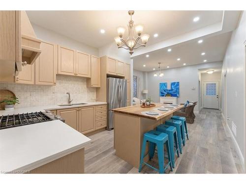 72 Leeming Street, Hamilton, ON - Indoor Photo Showing Kitchen With Upgraded Kitchen