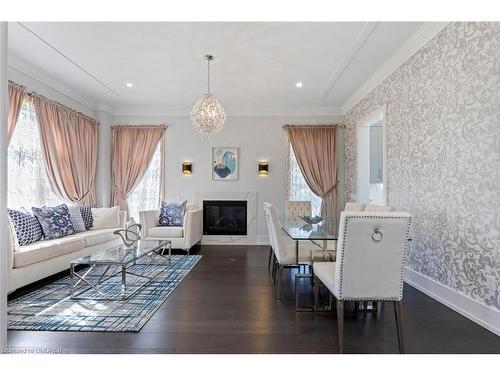 265 Woodale Avenue, Oakville, ON - Indoor Photo Showing Living Room With Fireplace