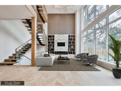 556 Fourth Line, Oakville, ON - Indoor Photo Showing Other Room With Fireplace