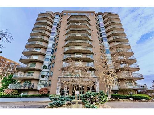 301-2190 Lakeshore Road, Burlington, ON - Outdoor With Balcony With Facade