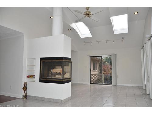 124 Caulder Drive, Oakville, ON - Indoor With Fireplace