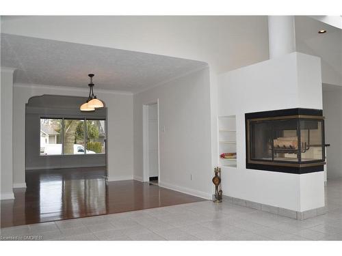 124 Caulder Drive, Oakville, ON - Indoor Photo Showing Living Room With Fireplace