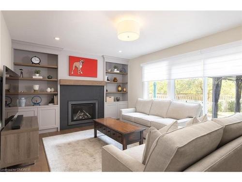 1164 Cynthia Lane, Oakville, ON - Indoor Photo Showing Living Room With Fireplace