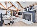 1486 Kenmuir Avenue, Mississauga, ON  - Indoor Photo Showing Living Room With Fireplace 