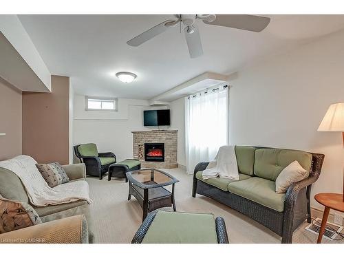 6 Turtle Lake Drive, Halton Hills, ON - Indoor Photo Showing Living Room With Fireplace