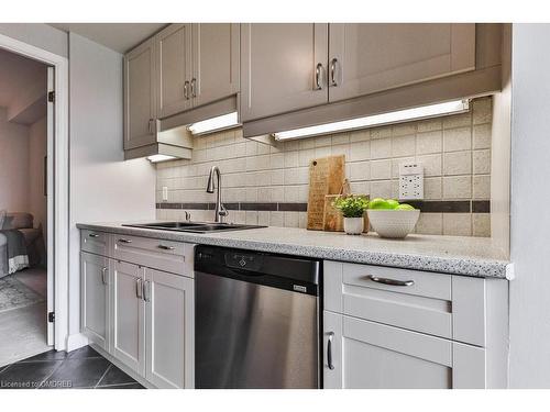 514-430 Pearl Street, Burlington, ON - Indoor Photo Showing Kitchen With Double Sink