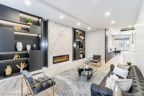 1404 Wren Avenue, Oakville, ON - Indoor With Fireplace