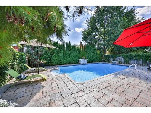 2108 Schoolmaster Circle, Oakville, ON - Outdoor With In Ground Pool With Backyard