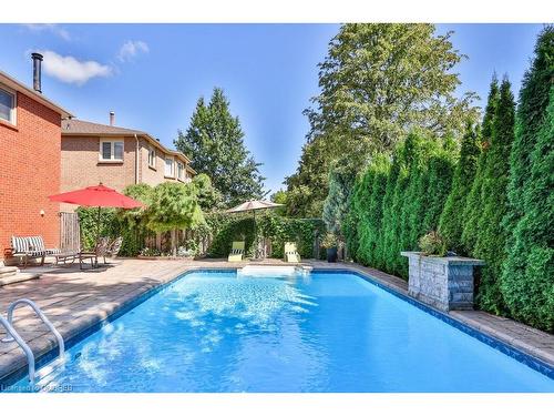 2108 Schoolmaster Circle, Oakville, ON - Outdoor With In Ground Pool With Backyard