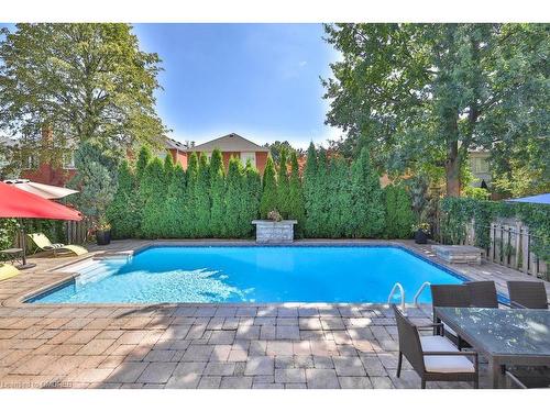 2108 Schoolmaster Circle, Oakville, ON - Outdoor With In Ground Pool With Backyard