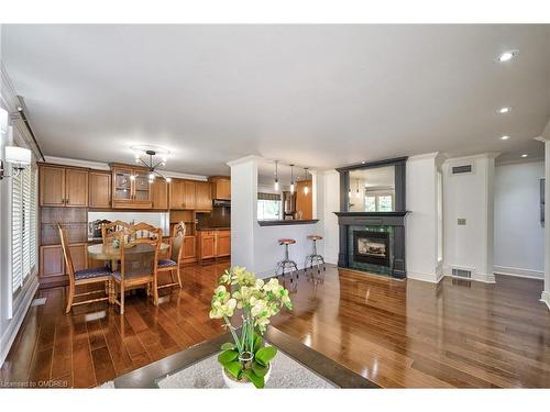 1386 Hixon Street, Oakville, ON - Indoor With Fireplace