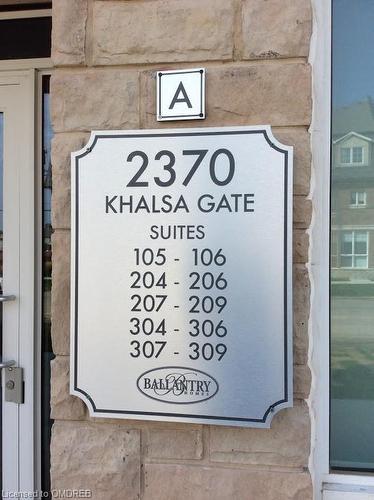 206-2370 Khalsa Gate, Oakville, ON - 