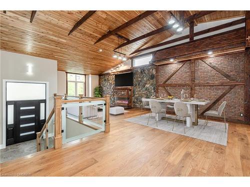 20 Tasker Street, St. Catharines, ON - Indoor Photo Showing Other Room With Fireplace