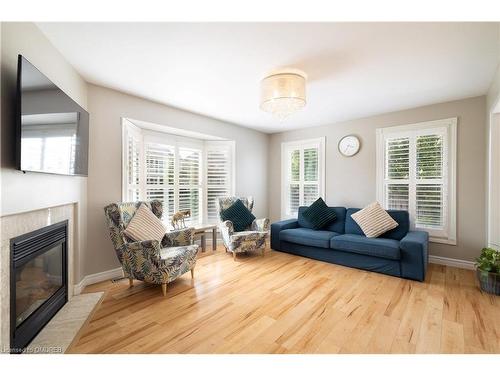 1645 Clark Boulevard, Milton, ON - Indoor Photo Showing Living Room With Fireplace