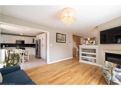 1645 Clark Boulevard, Milton, ON - Indoor Photo Showing Living Room With Fireplace