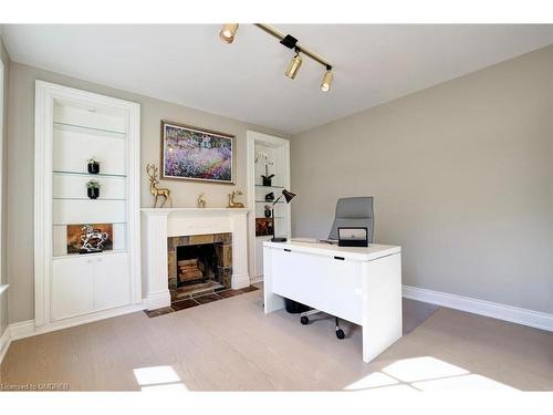 1275 Donlea Crescent, Oakville, ON - Indoor With Fireplace