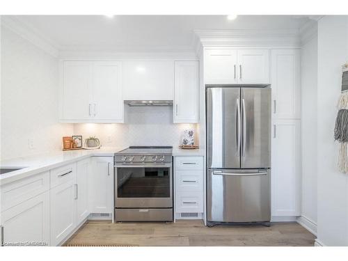 Upper-1 Edward Street, Hamilton, ON - Indoor Photo Showing Kitchen With Stainless Steel Kitchen With Upgraded Kitchen