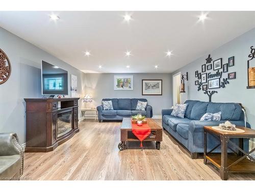 24 Willis Drive, Brampton, ON - Indoor Photo Showing Living Room With Fireplace