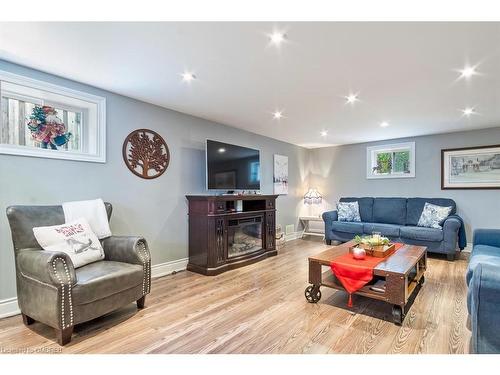 24 Willis Drive, Brampton, ON - Indoor Photo Showing Living Room With Fireplace