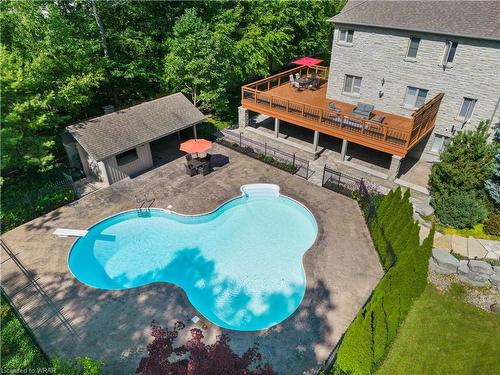 27 Mcdougall Road, Waterloo, ON - Outdoor With In Ground Pool With Deck Patio Veranda