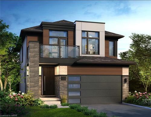 Lot 11-14 Carina Crescent, Kitchener, ON - Outdoor With Balcony With Facade