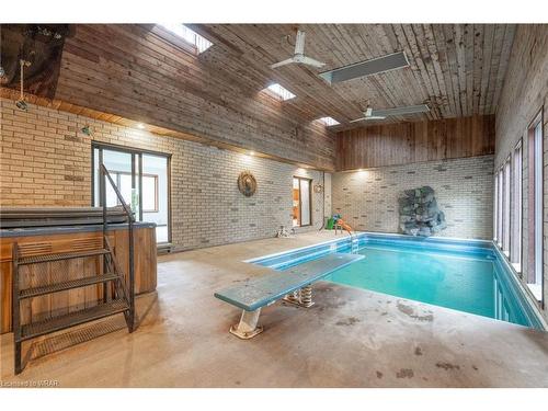 5866 Glendon Drive Sw, Appin, ON - Indoor Photo Showing Other Room With In Ground Pool