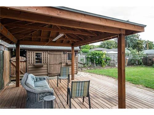 421 Franklin Street N, Kitchener, ON - Outdoor With Deck Patio Veranda With Exterior