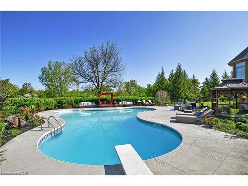 56 Conservation Trail, Belwood, ON - Outdoor With In Ground Pool With Backyard