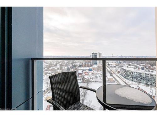 1806-5 Wellington Street S, Kitchener, ON - Outdoor With Balcony With View