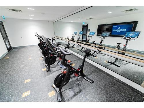 204-15 Wellington Street, Kitchener, ON - Indoor Photo Showing Gym Room