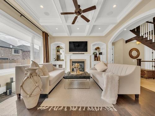 331 Deerfoot Trail, Waterloo, ON - Indoor Photo Showing Living Room With Fireplace