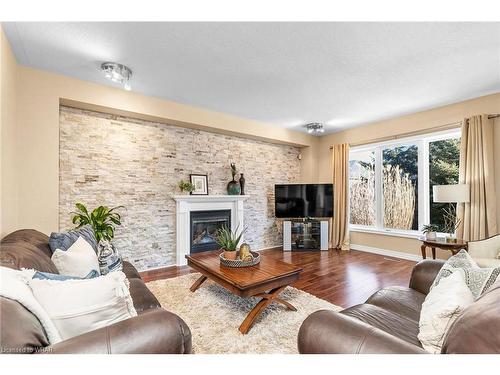 906 Fung Place, Kitchener, ON - Indoor Photo Showing Living Room With Fireplace