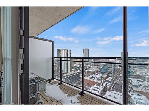 2204-60 Charles Street W, Kitchener, ON - Outdoor With Balcony With View With Exterior