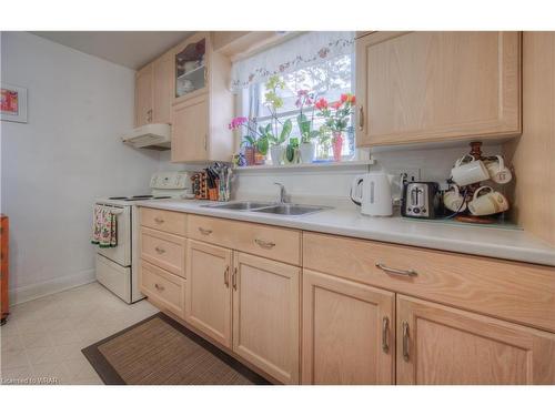 22 Graber Place, Kitchener, ON - Indoor Photo Showing Kitchen With Double Sink