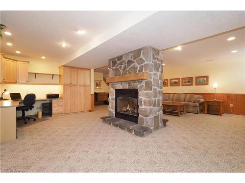 6496 Twelfth Line, Harriston, ON - Indoor With Fireplace