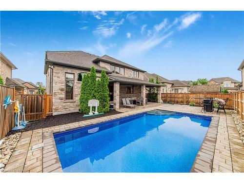 44 Jacob Gingrich Drive, Kitchener, ON - Outdoor With In Ground Pool With Deck Patio Veranda With Backyard