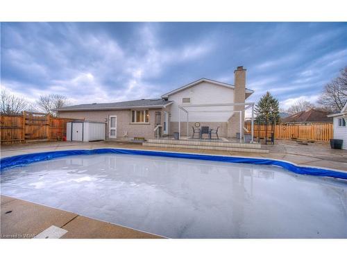 615 Sandringham Drive, Waterloo, ON - Outdoor With In Ground Pool With Backyard