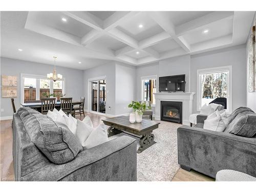 440 Rogers Road, Listowel, ON - Indoor Photo Showing Living Room With Fireplace