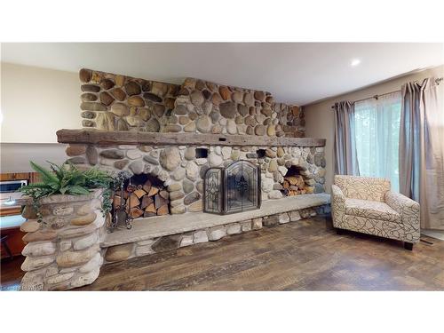 5339 Highway 9 Highway, Clifford, ON - Indoor Photo Showing Living Room With Fireplace
