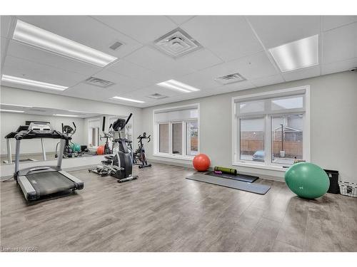 409-195 Commonwealth Street, Kitchener, ON - Indoor Photo Showing Gym Room