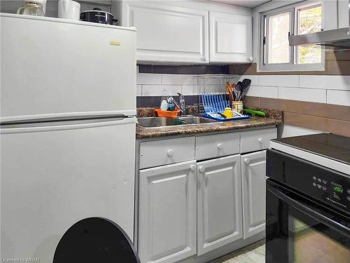 61 Queen Street W, Cambridge, ON - Indoor Photo Showing Kitchen With Double Sink