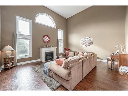 27 Mcqueen Drive, Paris, ON - Indoor Photo Showing Living Room With Fireplace